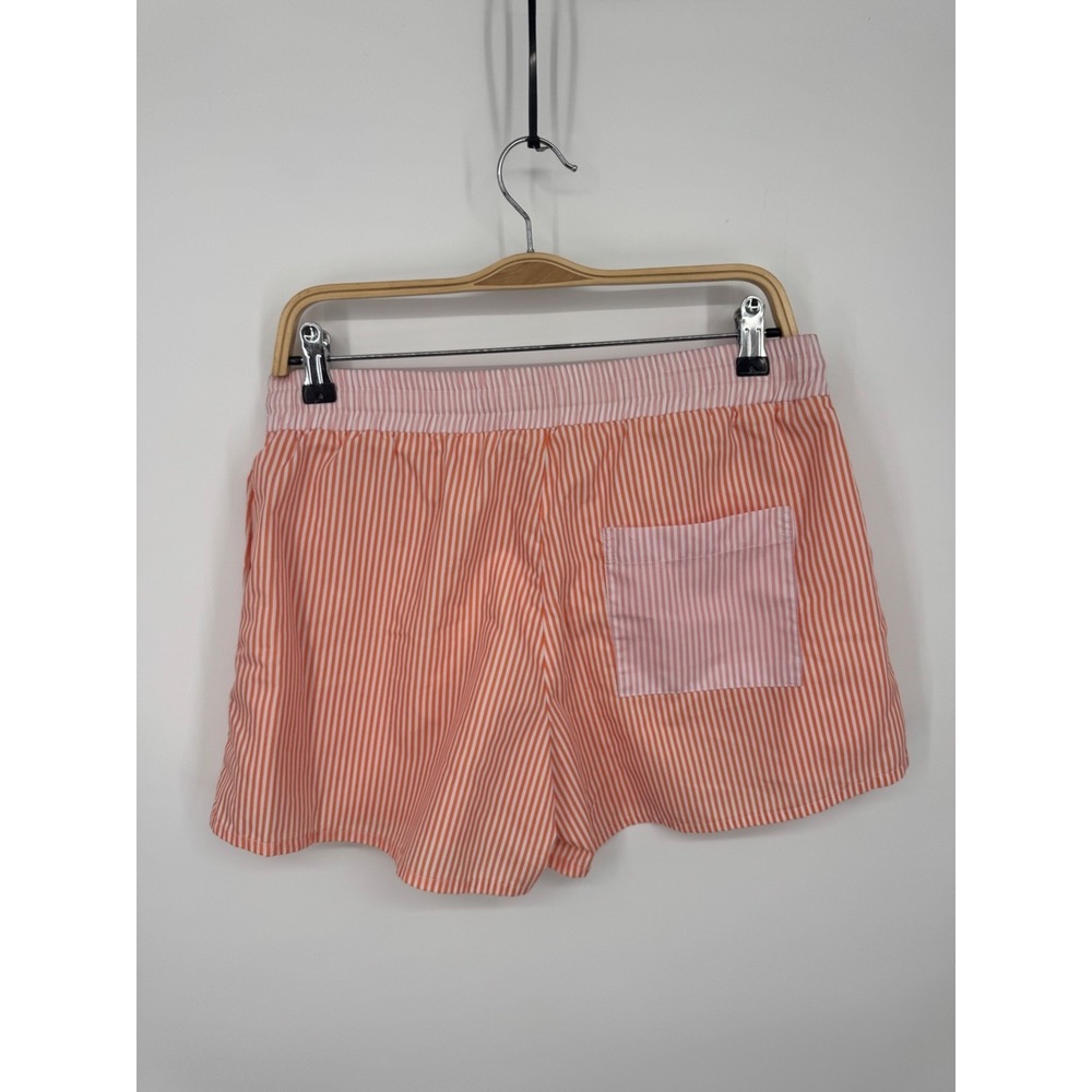 NWT Peepermayo Shorts Women's 4 Red White Striped 100% Cotton Drawstring Classic - Picture 2 of 12
